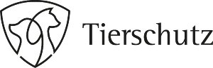 Logo des Tierschutz Steiermark: stilisierte Tierköpfe in einem Schild.